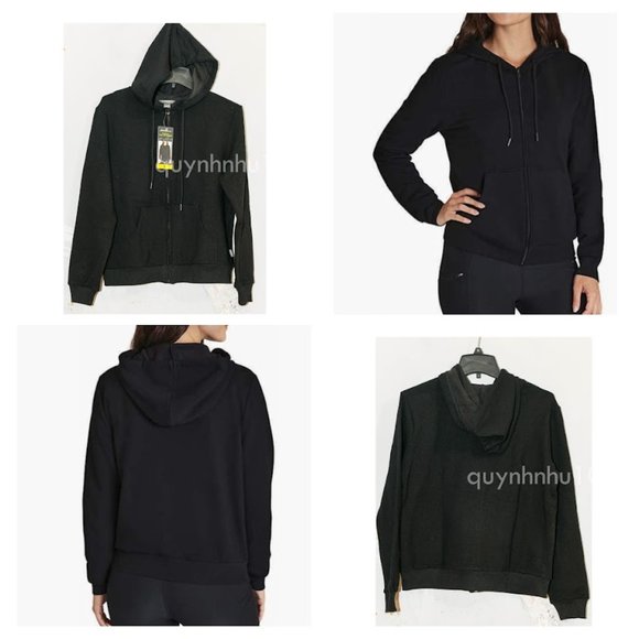 Eddie Bauer Sweaters - NWT Eddie Bauer Women's Supersoft Full Zip Hoodie Jacket in  BLACK